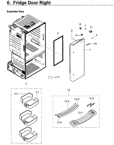 Fridge door r