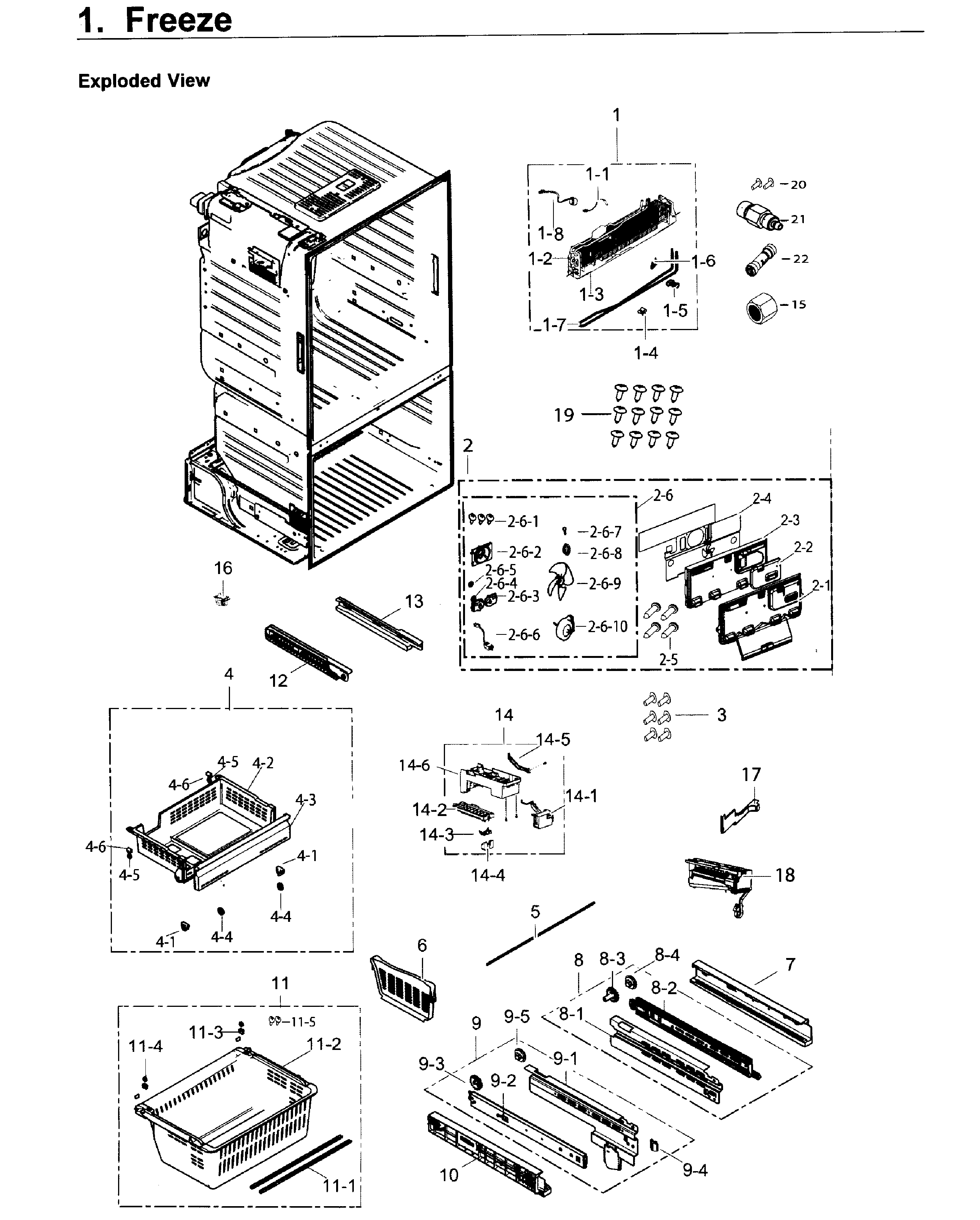 Freezer / icemaker