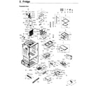 Samsung RF263TEAESG/AA-01 fridge diagram
