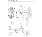 Samsung RF23HTEDBSR/AA-07 fridge door l diagram