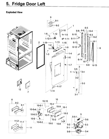 Fridge door l