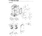 Samsung RF23HTEDBSR/AA-07 fridge door r diagram