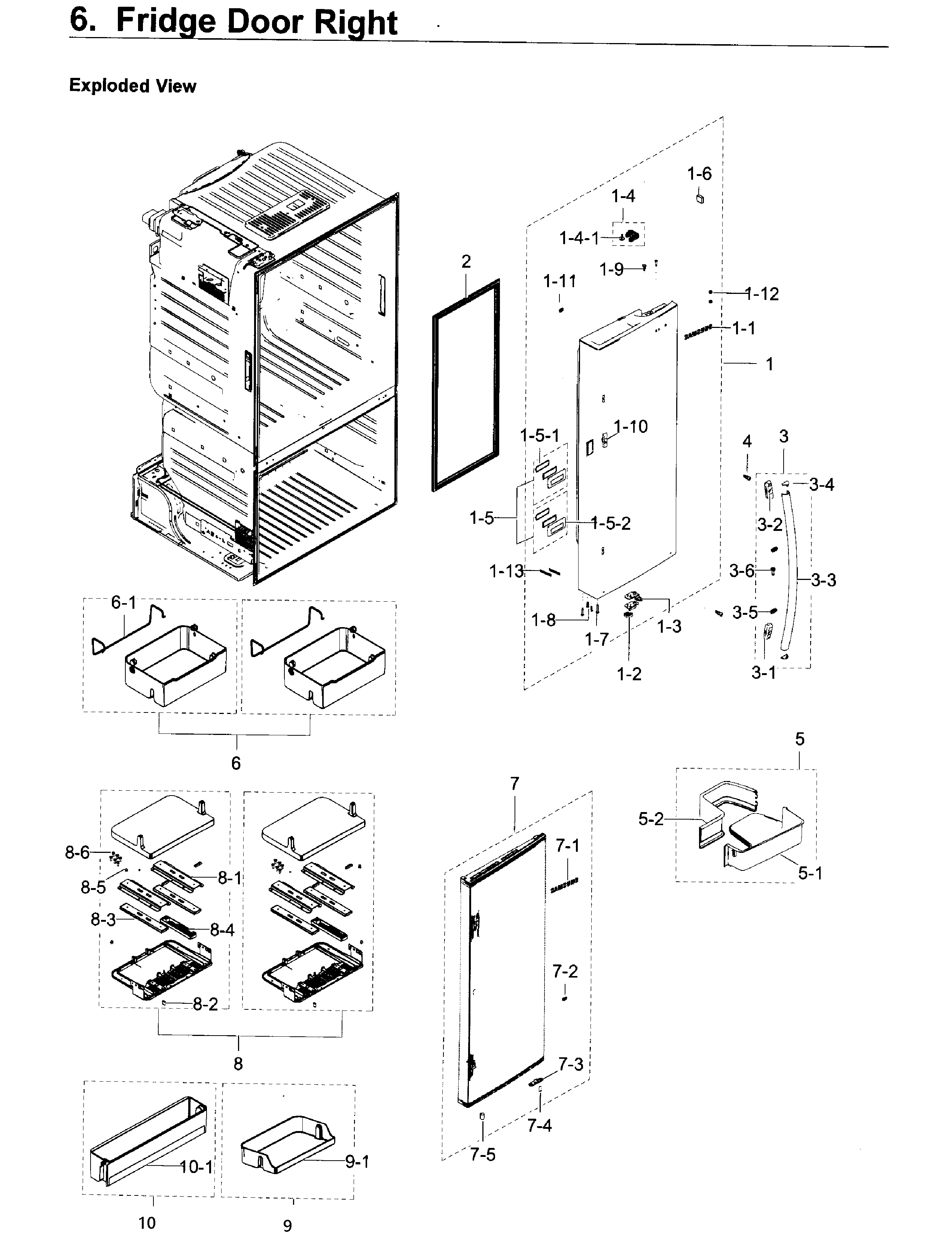 Fridge door r