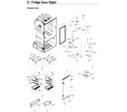 Samsung RF23HTEDBSR/AA-08 fridge door r diagram