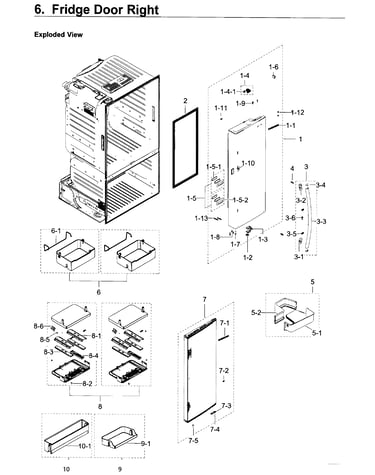 Fridge door r