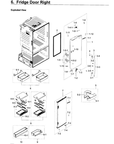 Fridge door r