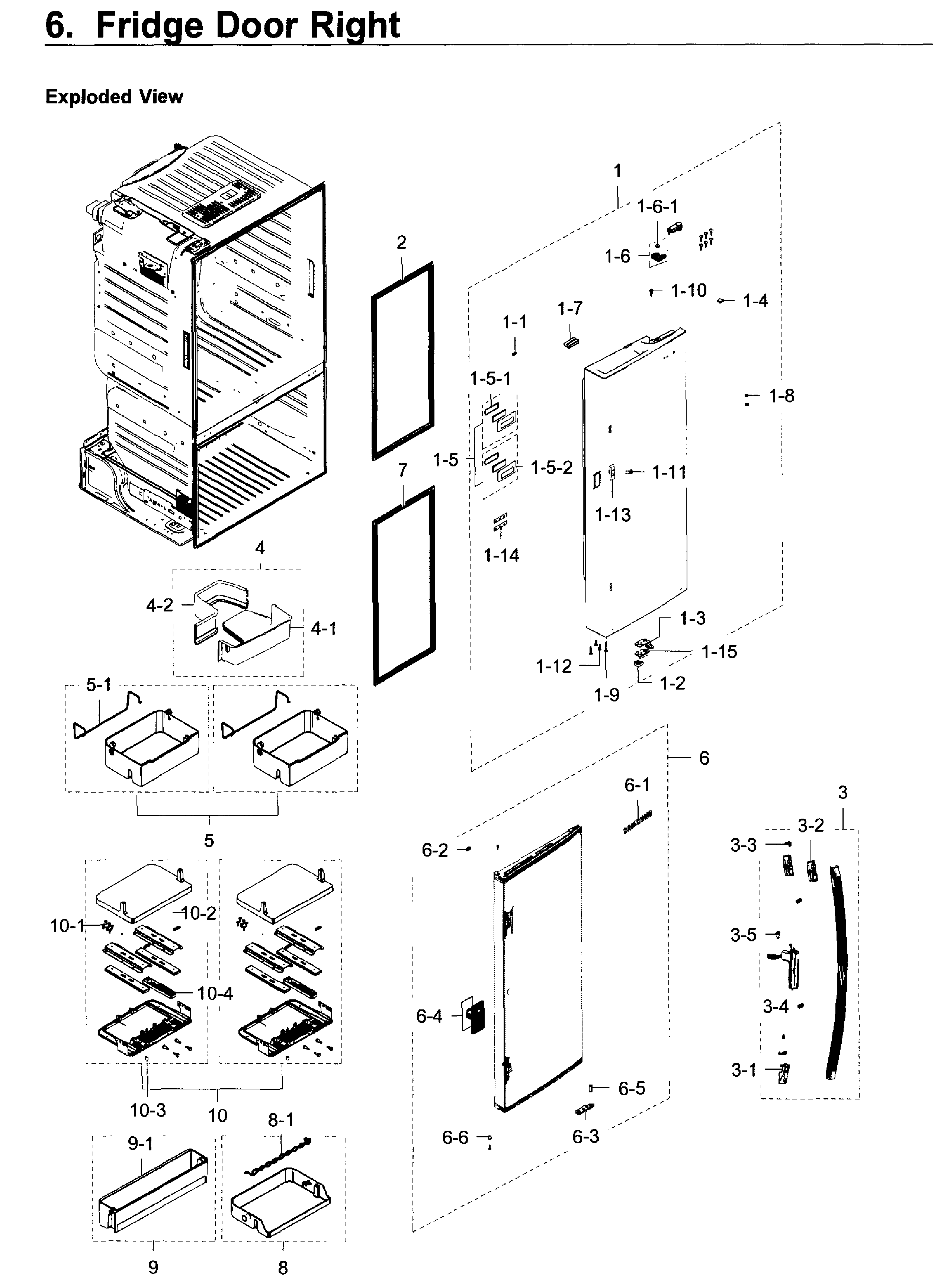 Fridge door r