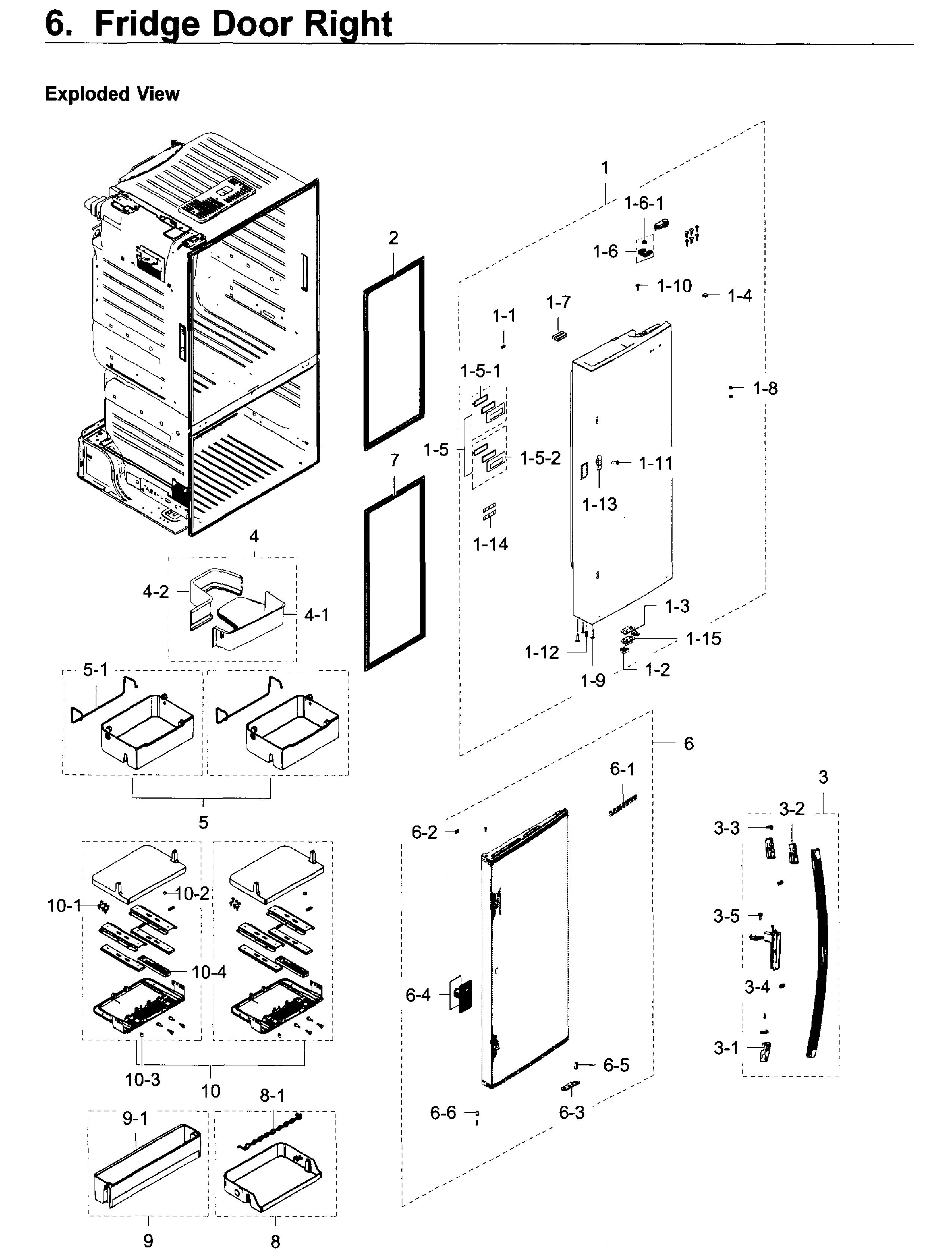 Fridge door r