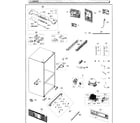 Samsung RF26HFENDBC/AA-01 cabinet diagram