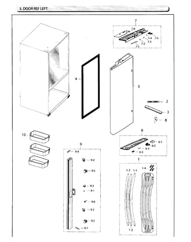Fridge door l