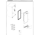 Samsung RF26HFENDBC/AA-01 fridge door r diagram
