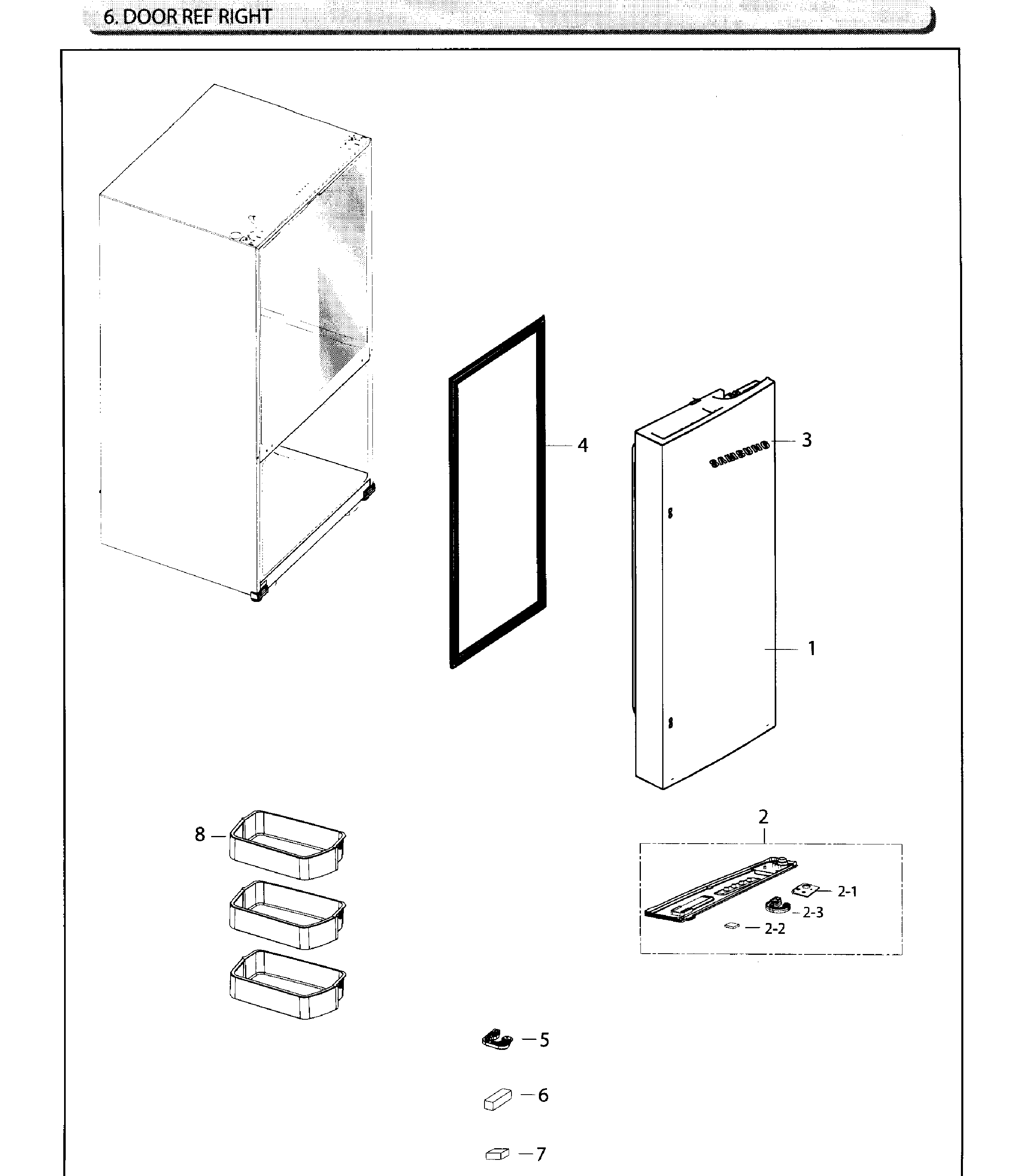 Fridge door r