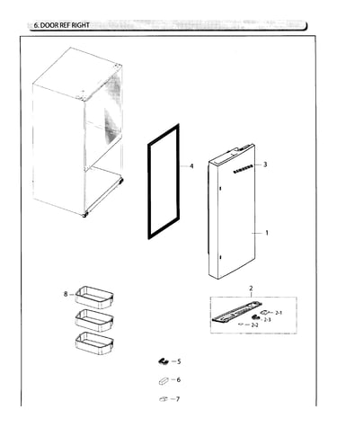 Fridge door r