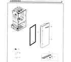 Samsung RF26HFENDSR/AA-03 fridge door r diagram