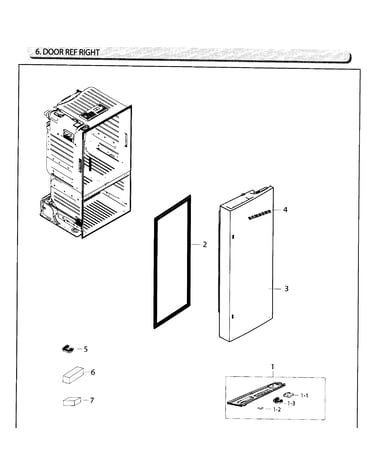 Fridge door r