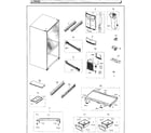 Samsung RF26HFENDWW/AA-01 fridge diagram