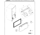 Samsung RF26HFENDWW/AA-01 freezer door diagram