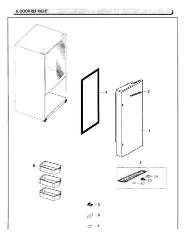 Fridge door r