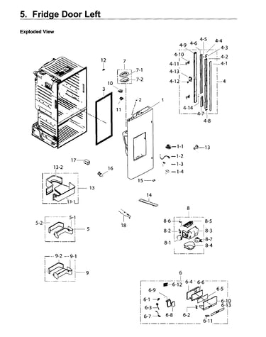 Fridge door l
