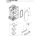 Samsung RF26J7500BC/AA-03 fridge door r diagram