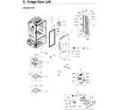Samsung RF26J7500SR/AA-03 fridge door l diagram