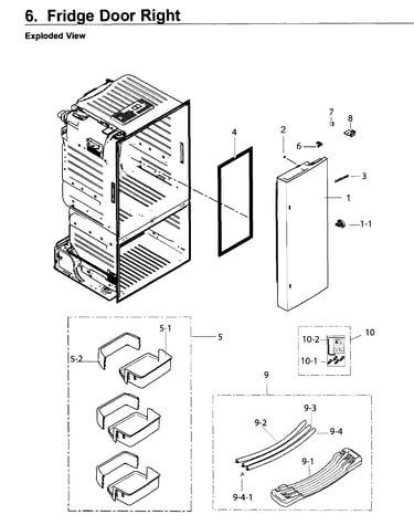 Fridge door r
