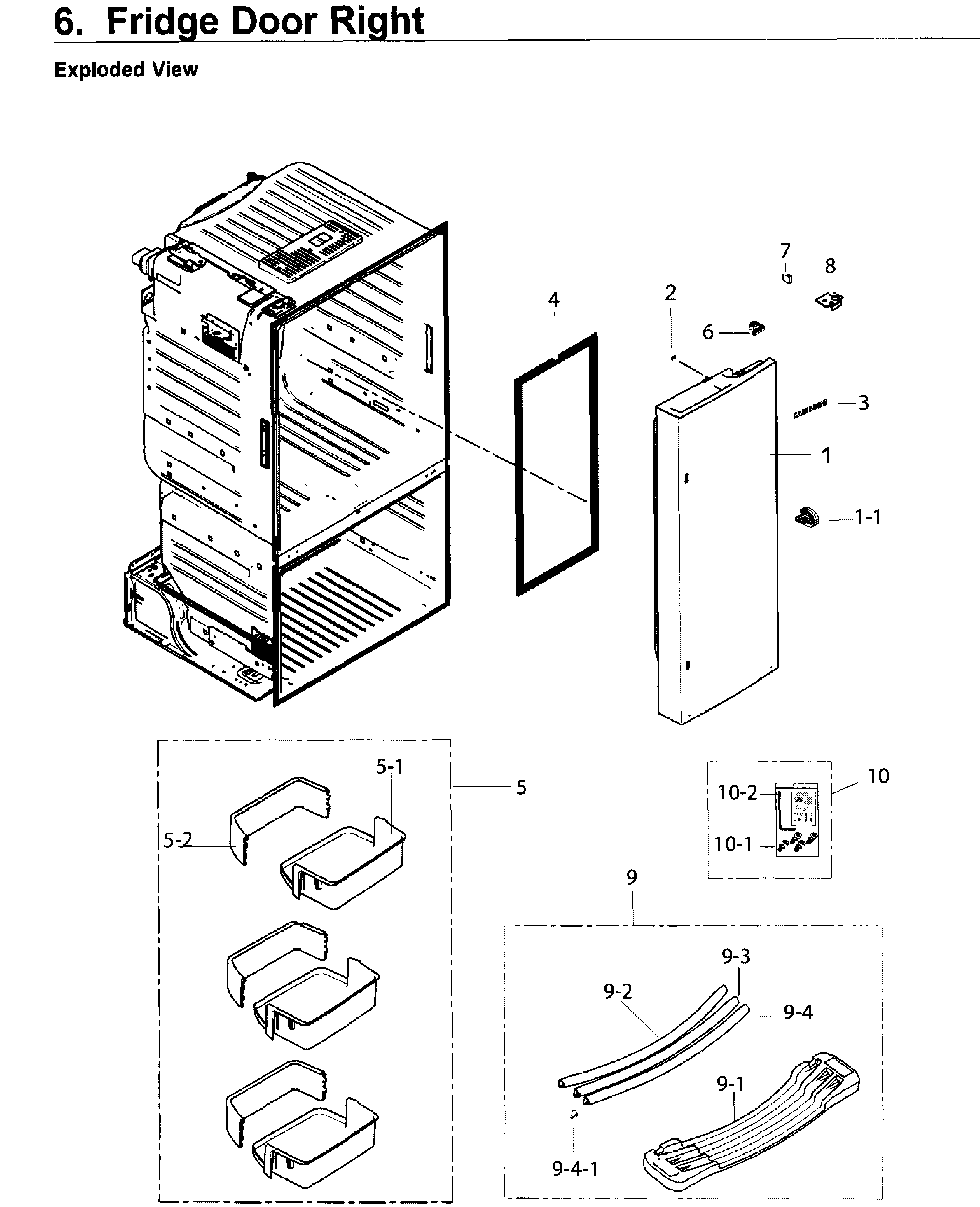 Fridge door r