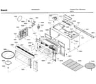 Bosch HMV8053U/01 main asy 1 diagram