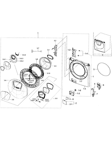 Frame front & door