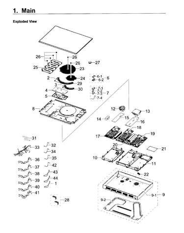 Cooktop asy