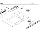 Bosch HBL3460UC/09 latch asy diagram