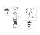 Samsung WA50K8600AV/A2-00 tub parts diagram