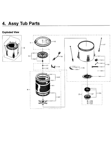 Tub parts