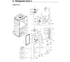 Samsung RF28JBEDBSR/AA-05 fridge door l diagram
