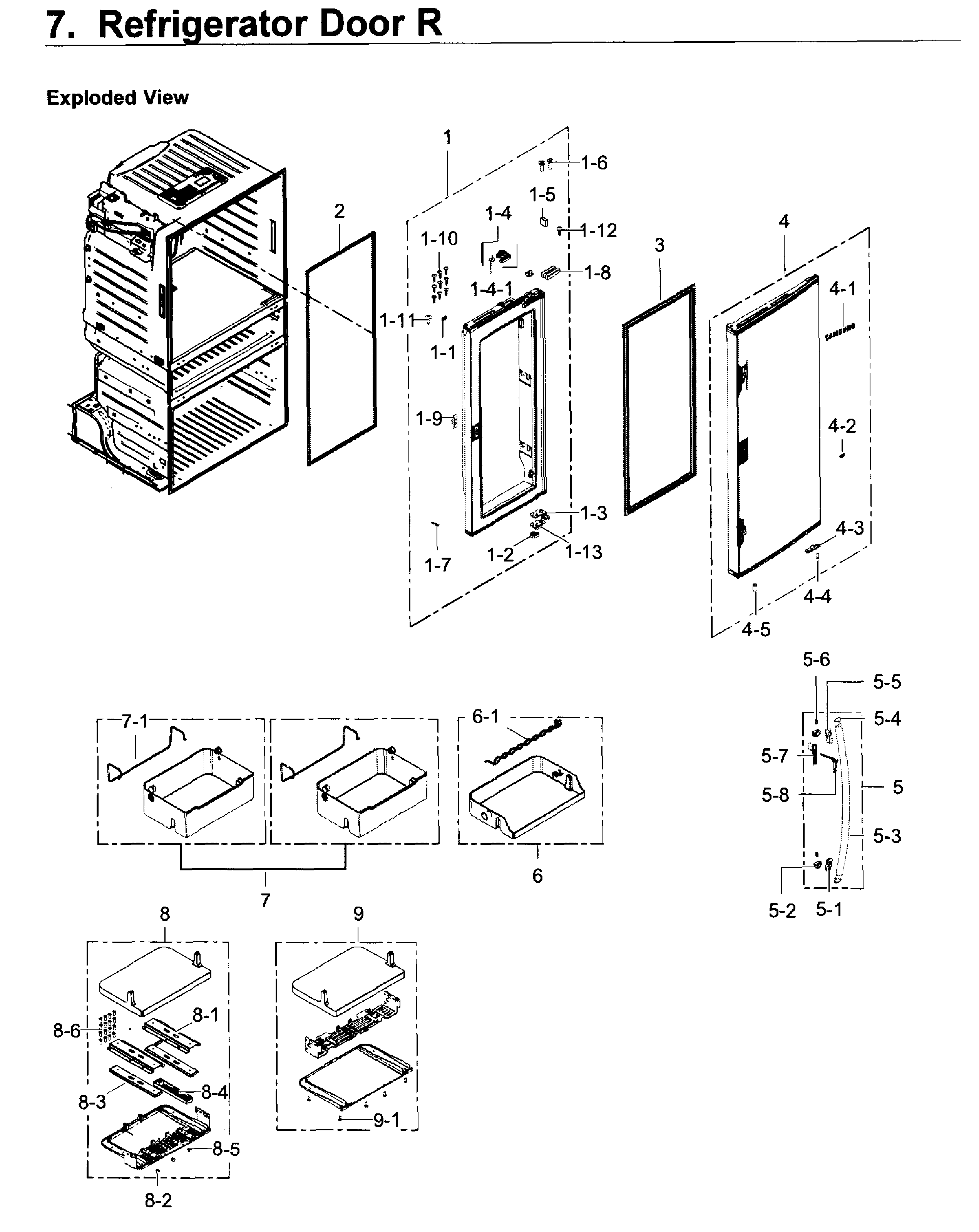 Fridge door r