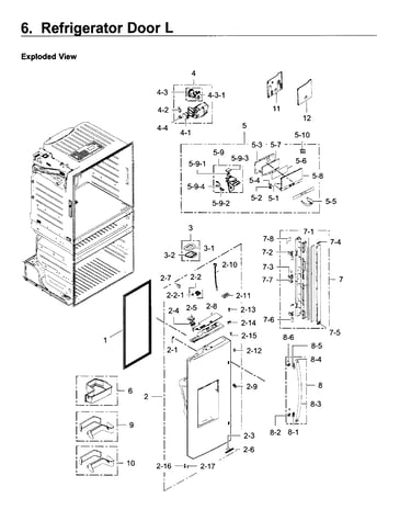 Fridge door l
