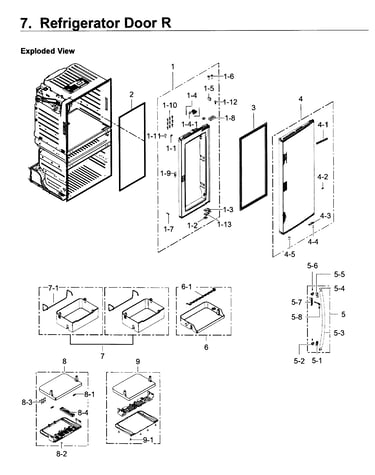Fridge door r