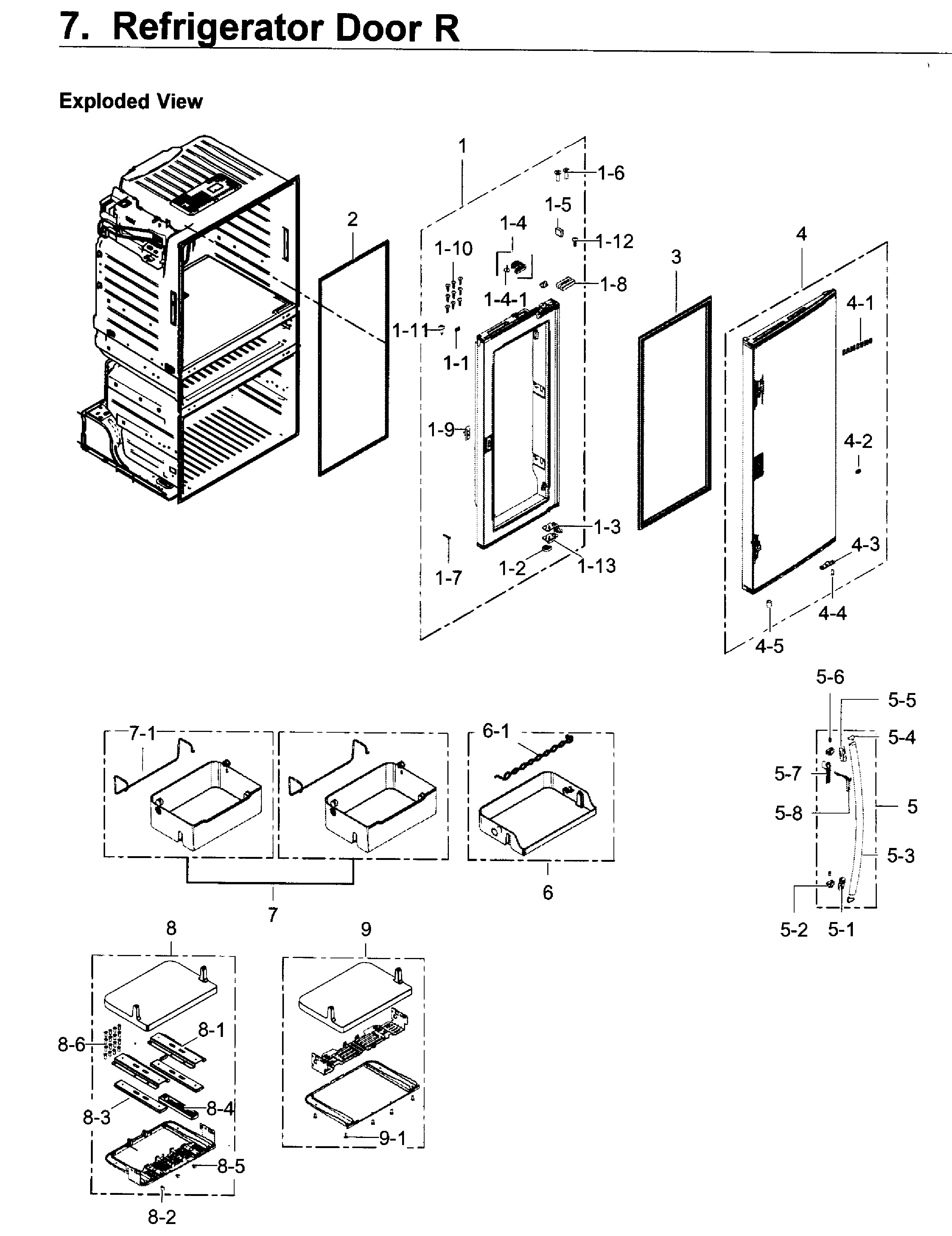 Fridge door r