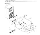 Samsung RF28JBEDBSG/AA-06 freezer door diagram
