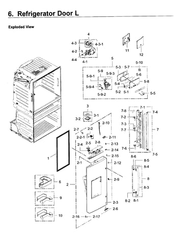 Fridge door l