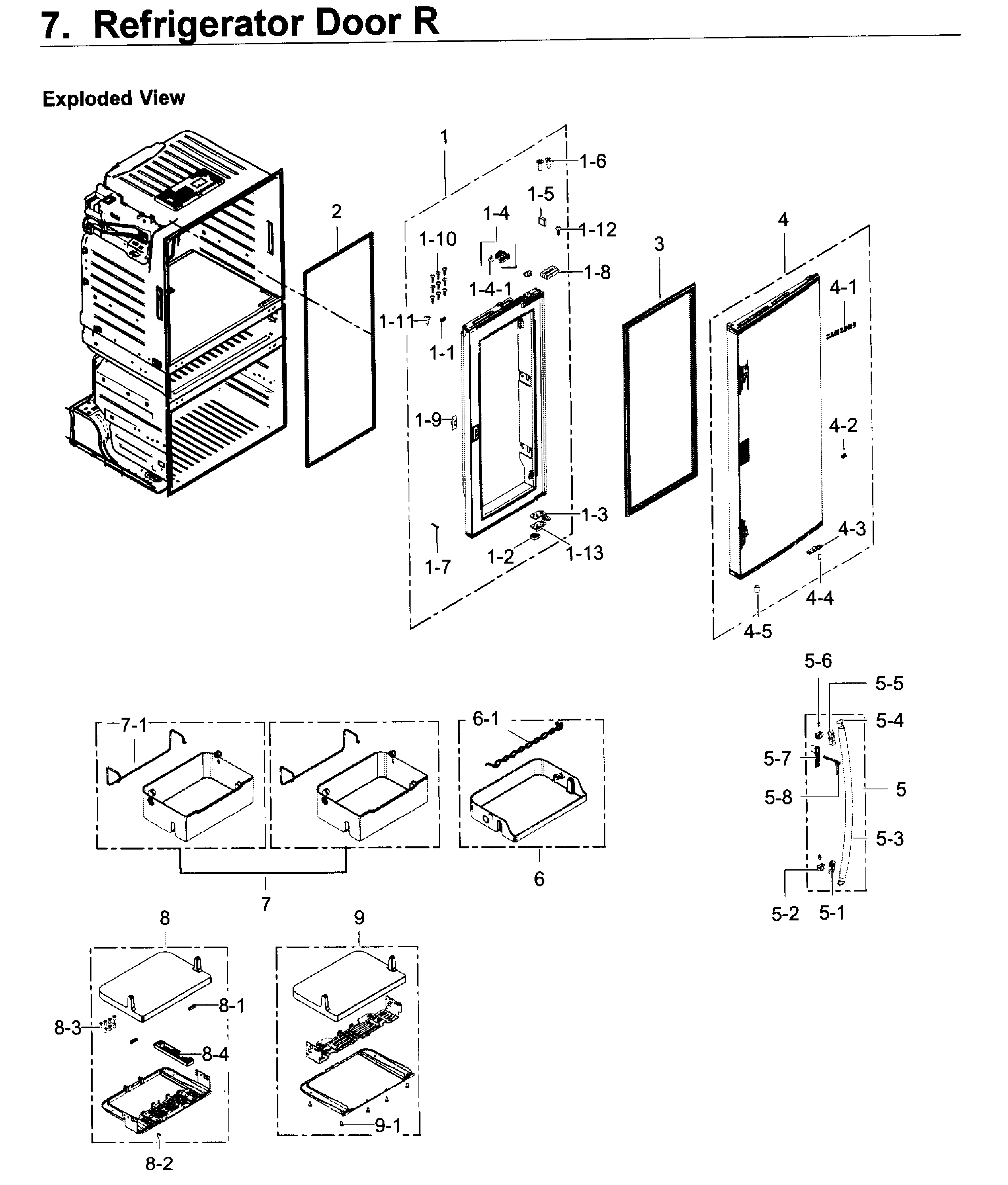 Fridge door r