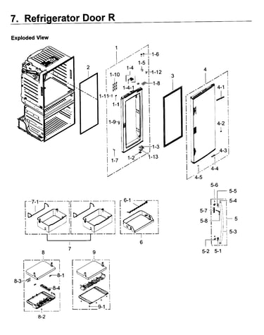 Fridge door r