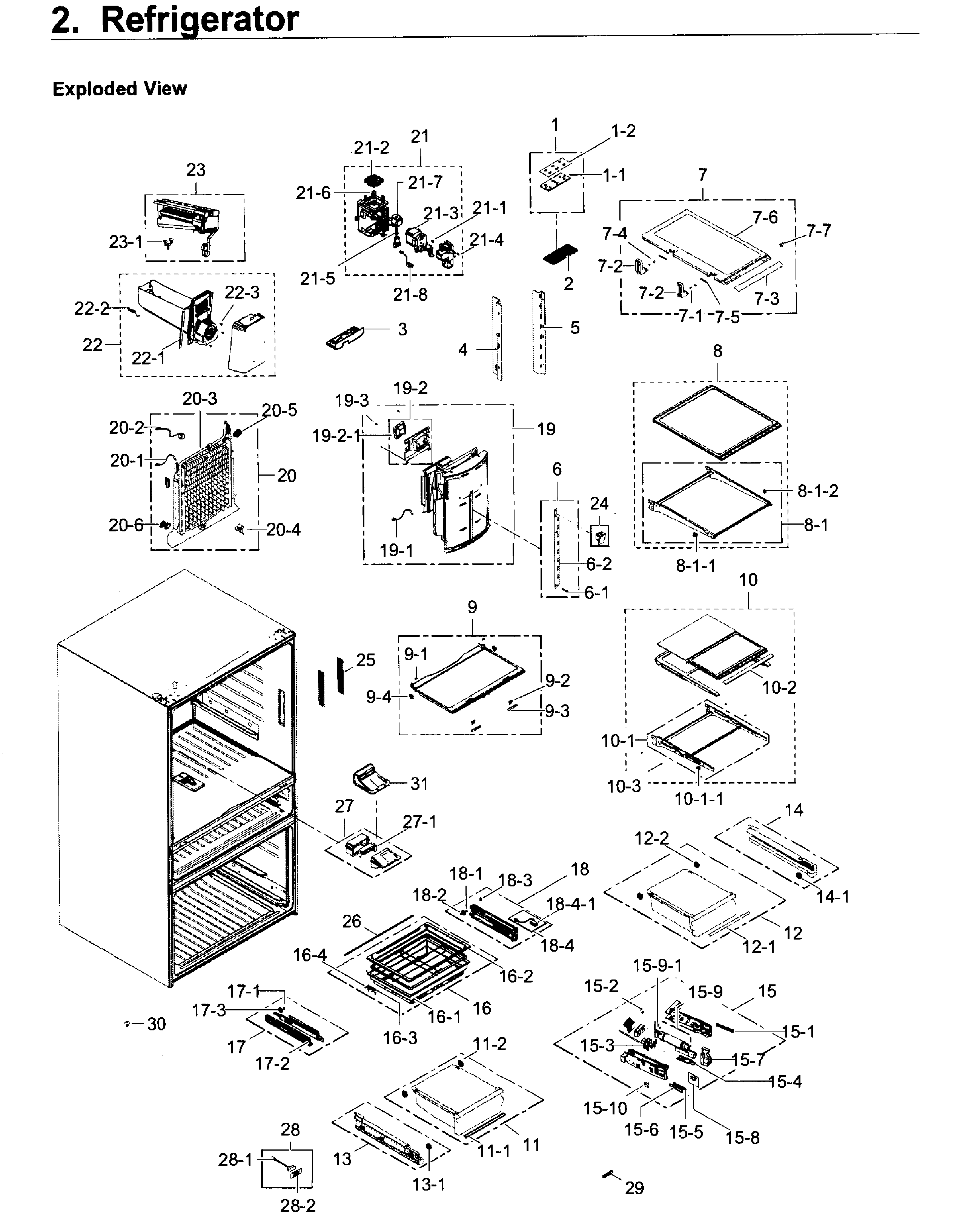 Refrigerator / icemaker