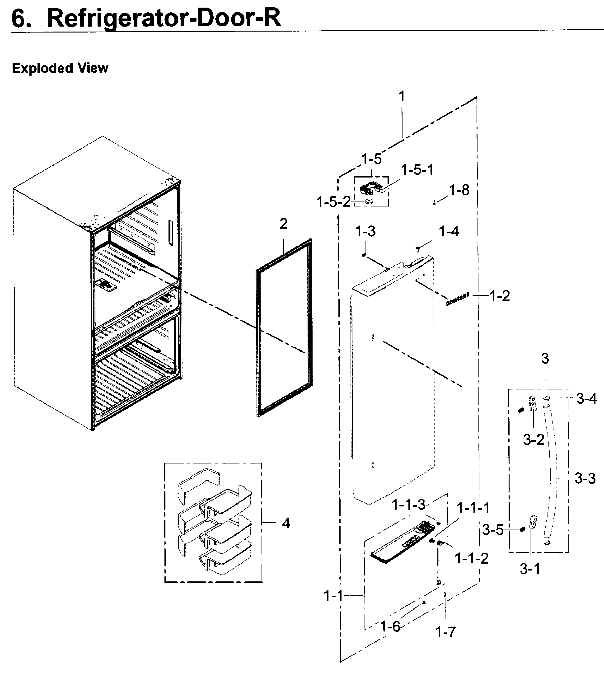 Fridge door r