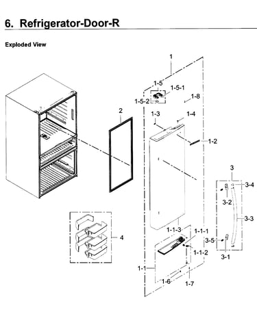 Fridge door r