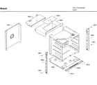 Bosch HBN5451UC/03 frame diagram