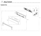 Samsung NV51K6650SG/AA-00 control asy diagram