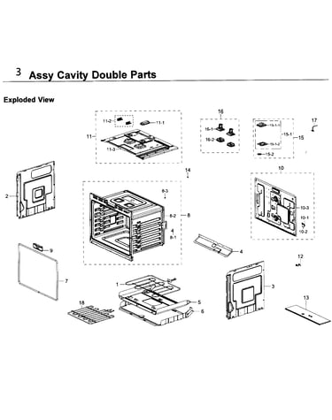 Cavity double parts