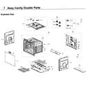 Samsung NV51K6650DS/AA-00 cavity double parts diagram