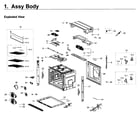 Samsung NV51K7770SG/AA-00 body diagram